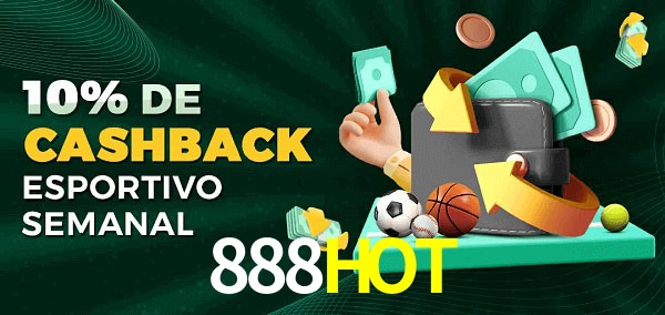 10% de bônus de cashback na 888HOT