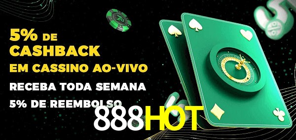Promoções do cassino ao Vivo 888HOT